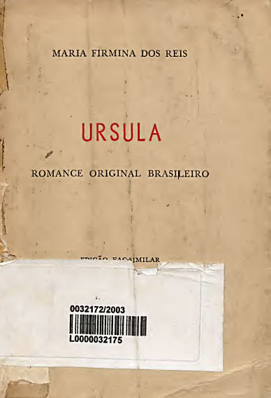 Capa de Úrsula, Maria Firmina dos Reis, 1859